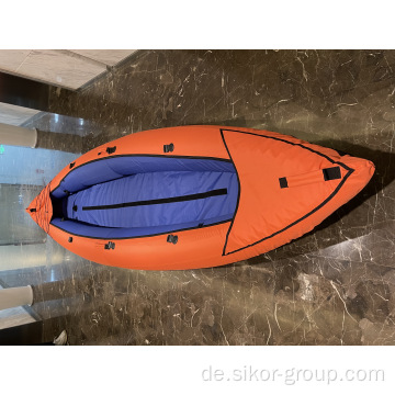 Hochwertiger Großhandel Kajak aufblasbares Fischerboot Kanu Wassersportunterhaltung für 3 Menschen